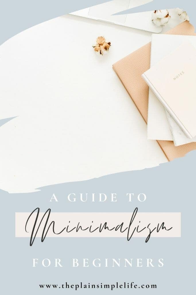 Minimalism for beginners Pin