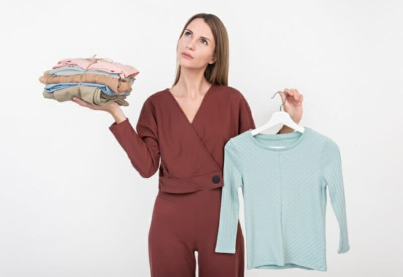 How to be ruthless when decluttering clothes old clothes