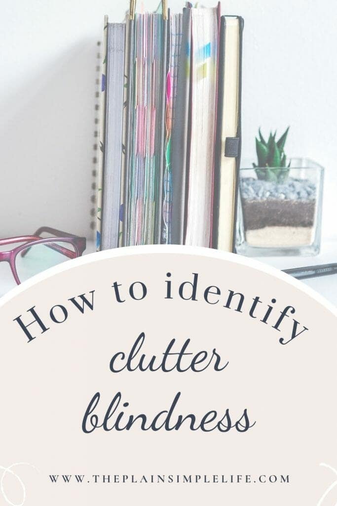 How to identify clutter blindness pinterest pin