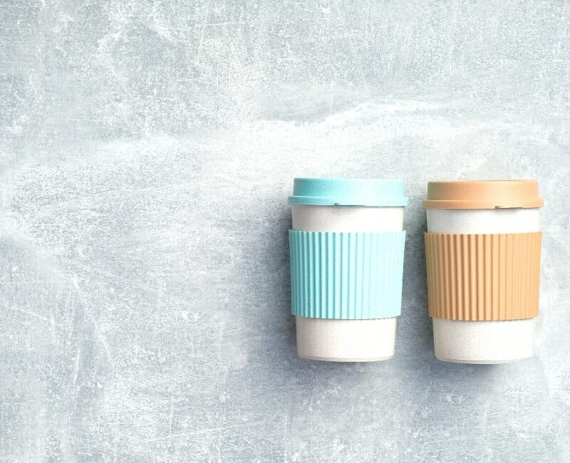 Bamboo products reusable coffee cups