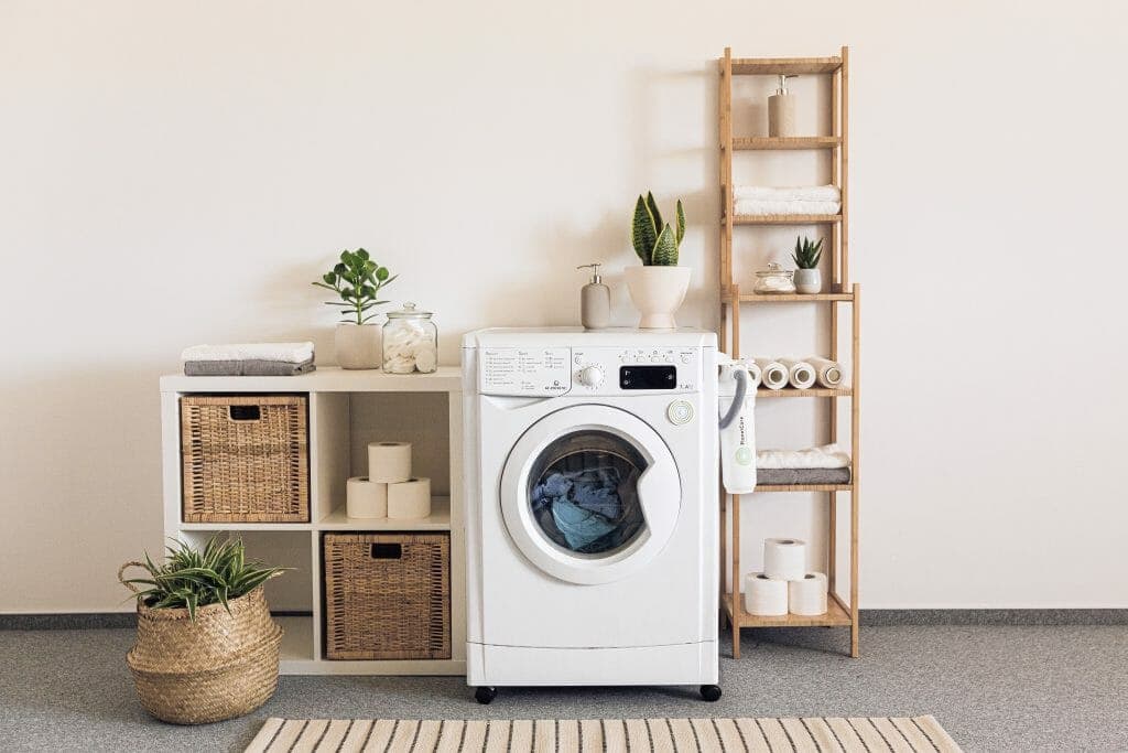 Overwhelmed by laundry: laundry room