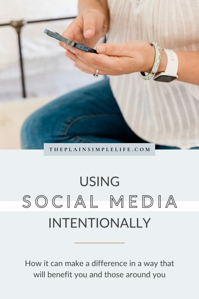 How using social media intentionally pin
