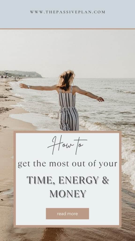 be intentional with your time energy and money Pinterest Pin