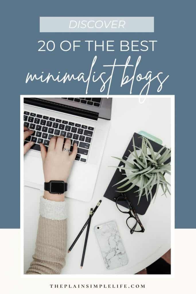 20 best Minimalist blogs pin