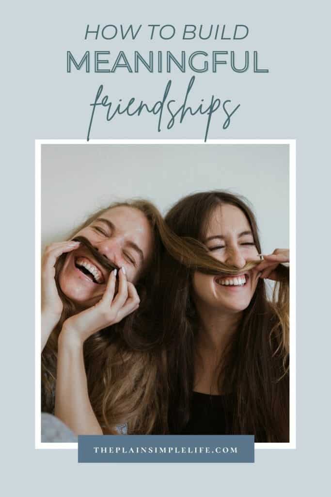 How to build an intentional friendship pin