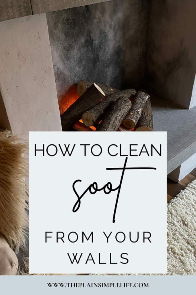 How to clean soot off walls Pinterest Pin